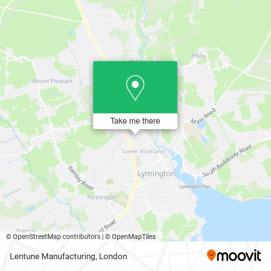 Lentune Manufacturing map