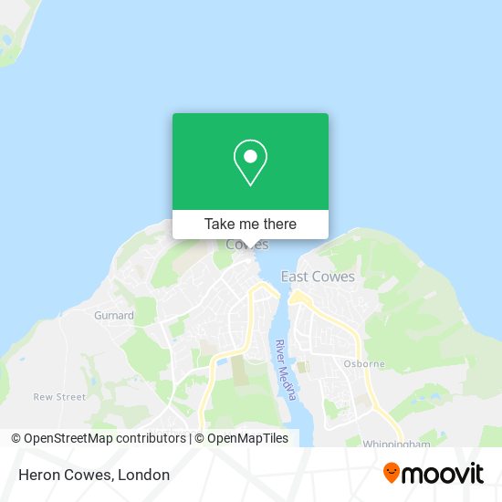 Heron Cowes map