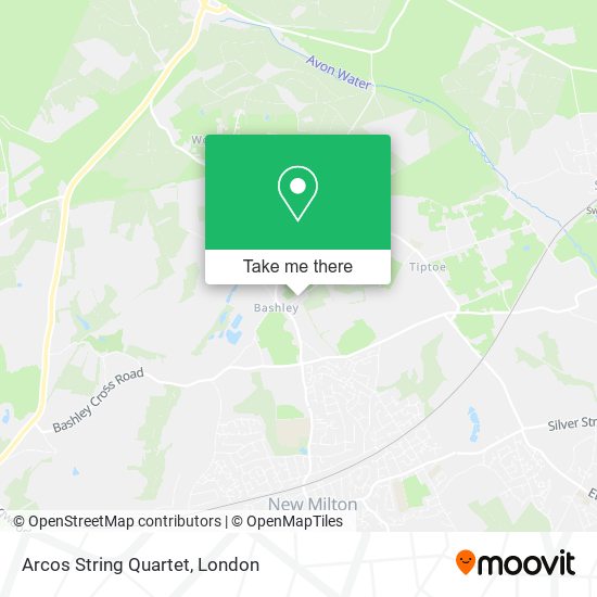 Arcos String Quartet map