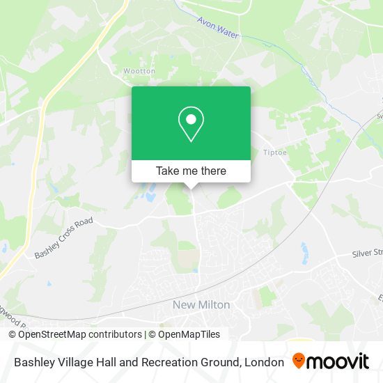 Bashley Village Hall and Recreation Ground map