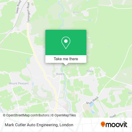 Mark Cutler Auto Engineering map