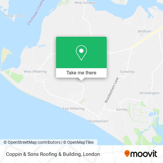 Coppin & Sons Roofing & Building map