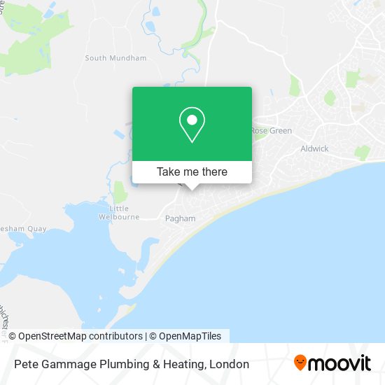 Pete Gammage Plumbing & Heating map