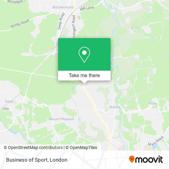 Business of Sport map