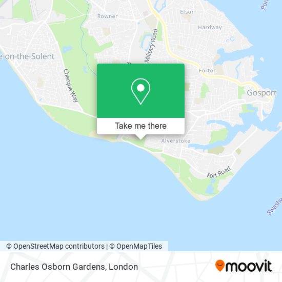 Charles Osborn Gardens map