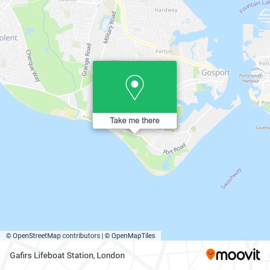 Gafirs Lifeboat Station map