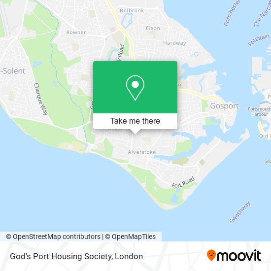 God's Port Housing Society map