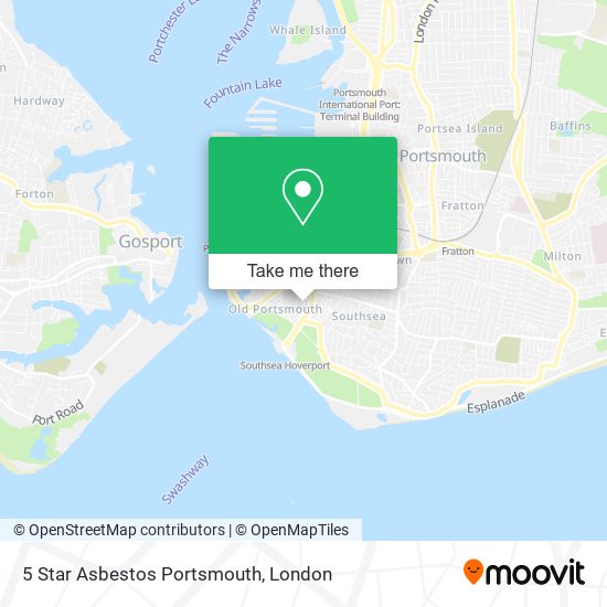 5 Star Asbestos Portsmouth map