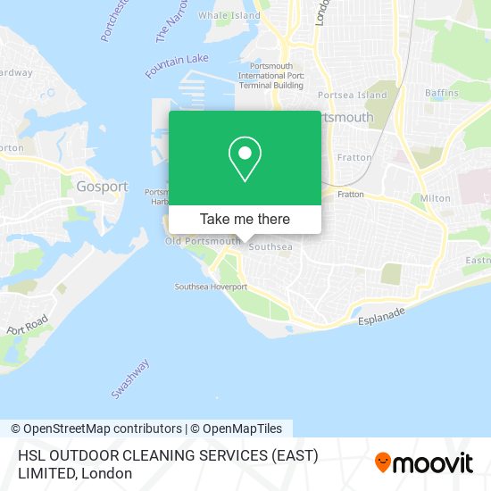 HSL OUTDOOR CLEANING SERVICES (EAST) LIMITED map