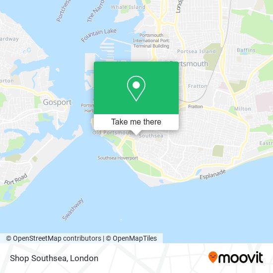 Shop Southsea map