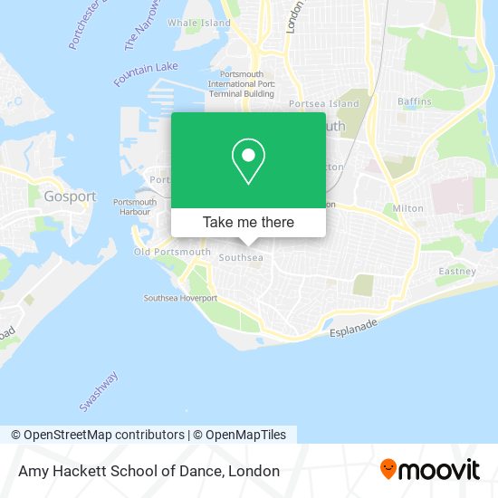 Amy Hackett School of Dance map