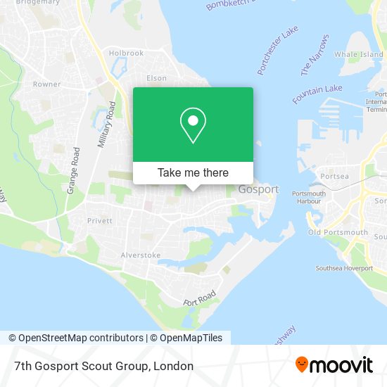 7th Gosport Scout Group map