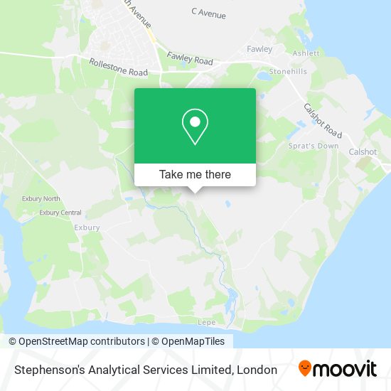 Stephenson's Analytical Services Limited map