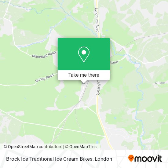 Brock Ice Traditional Ice Cream Bikes map
