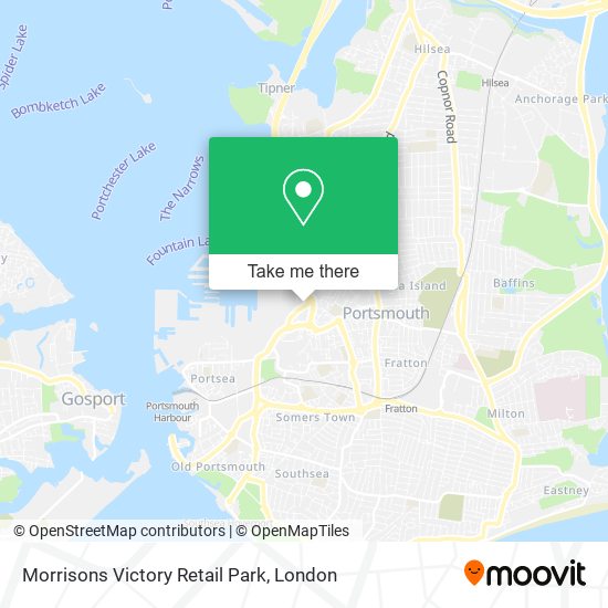 Morrisons Victory Retail Park map