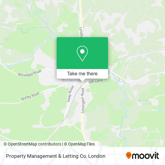 Property Management & Letting Co map
