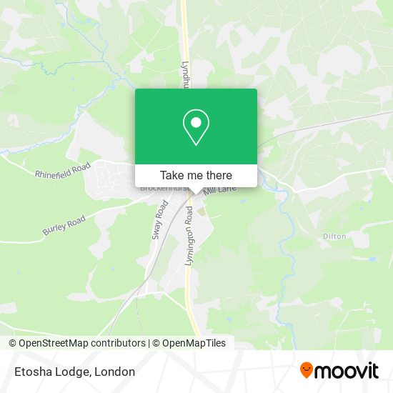 Etosha Lodge map