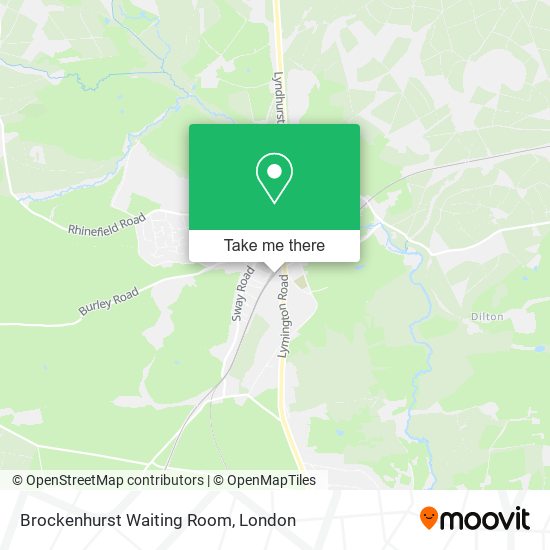 Brockenhurst Waiting Room map