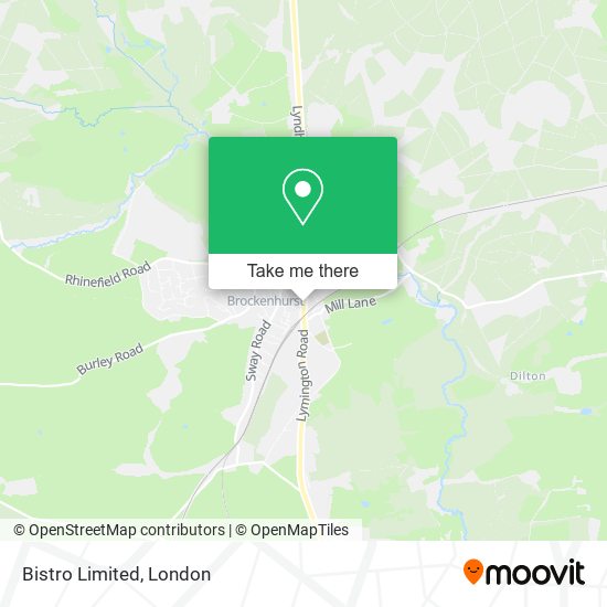 Bistro Limited map