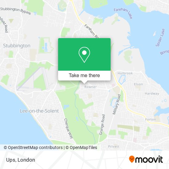 Ups map