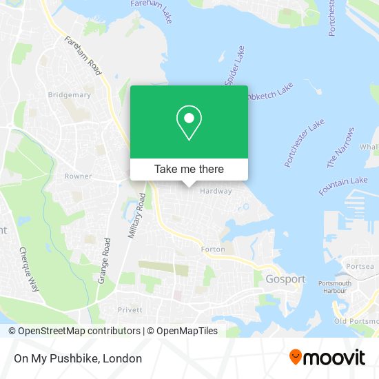 On My Pushbike map