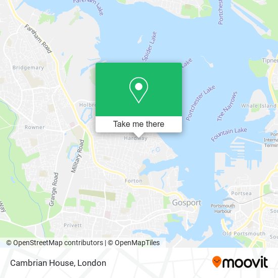 Cambrian House map