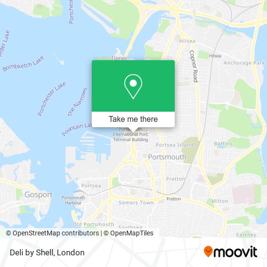 Deli by Shell map