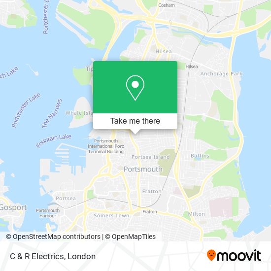 C & R Electrics map