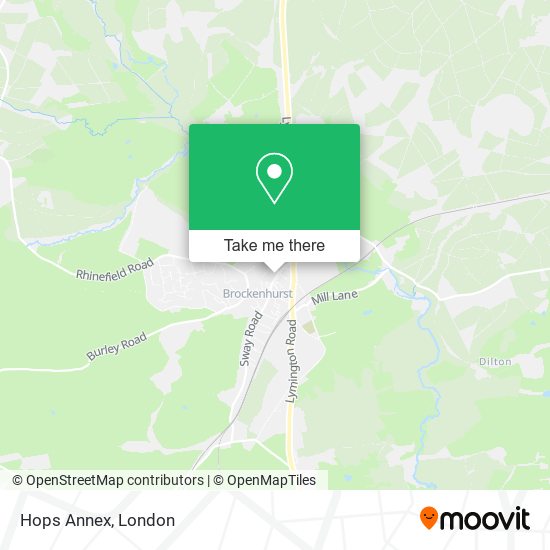 Hops Annex map