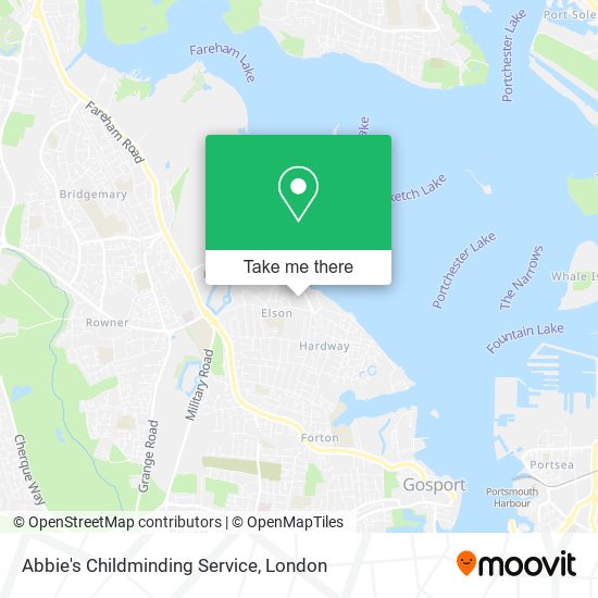 Abbie's Childminding Service map