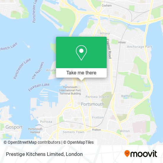 Prestige Kitchens Limited map