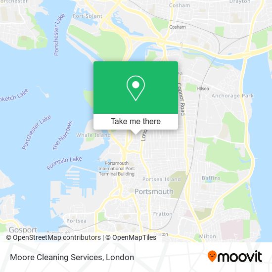 Moore Cleaning Services map