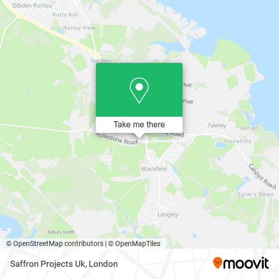 Saffron Projects Uk map