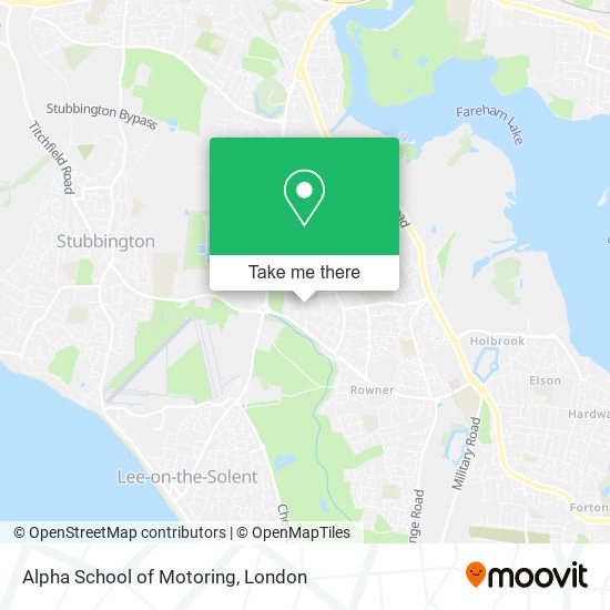 Alpha School of Motoring map