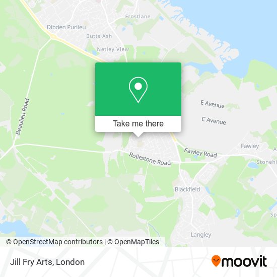 Jill Fry Arts map