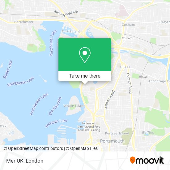 Mer UK map