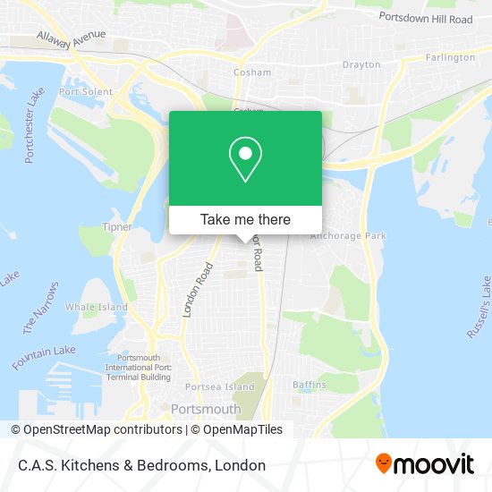 C.A.S. Kitchens & Bedrooms map