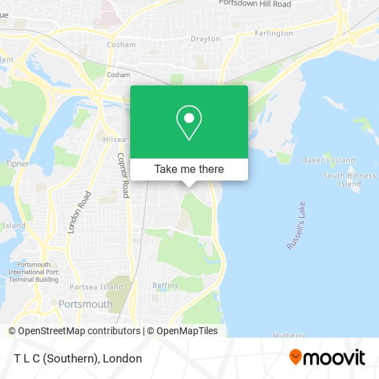 T L C (Southern) map