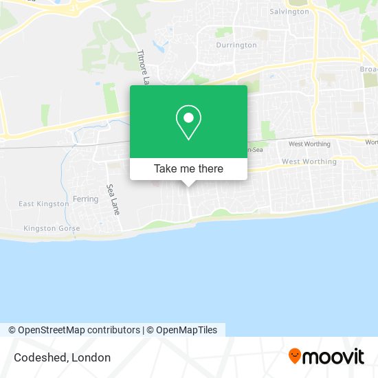 Codeshed map