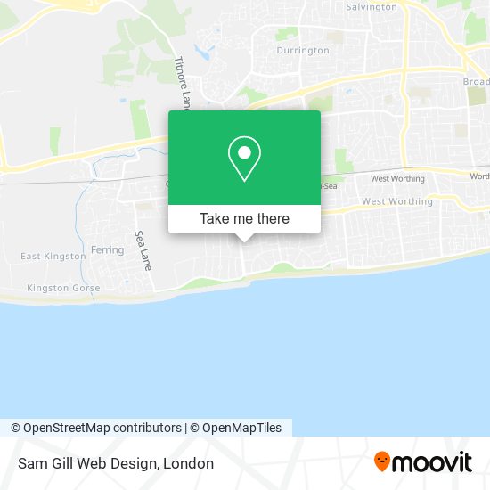 Sam Gill Web Design map