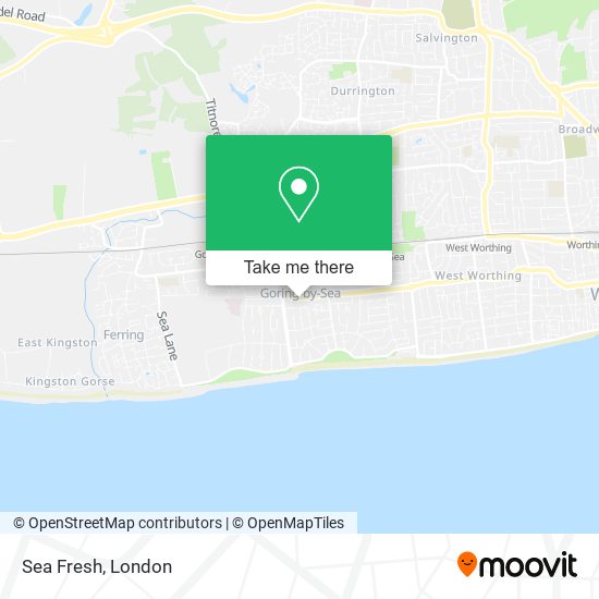 Sea Fresh map