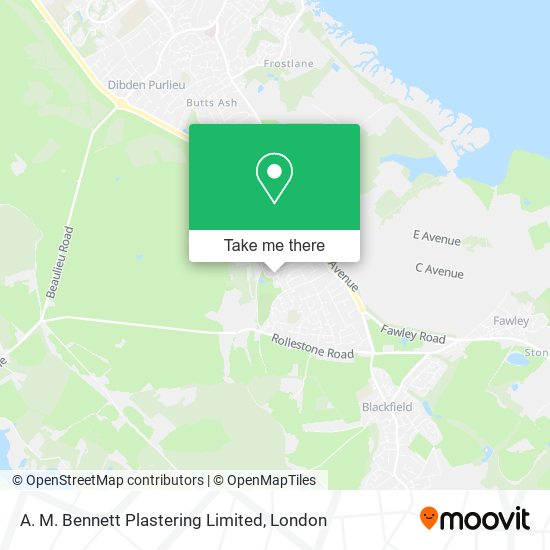 A. M. Bennett Plastering Limited map