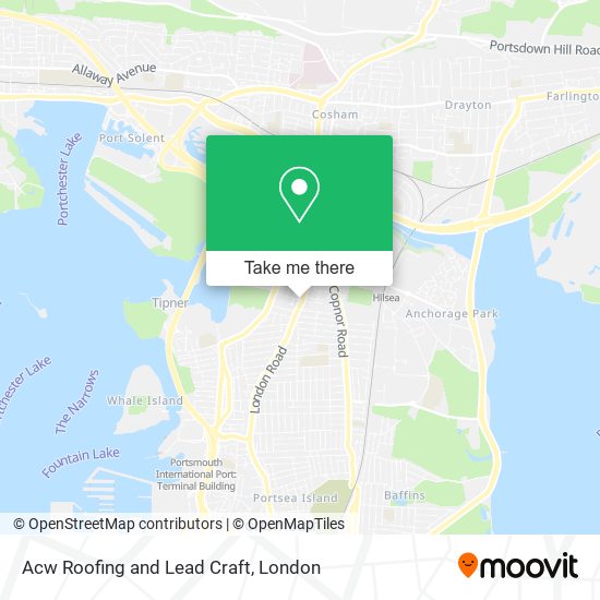 Acw Roofing and Lead Craft map