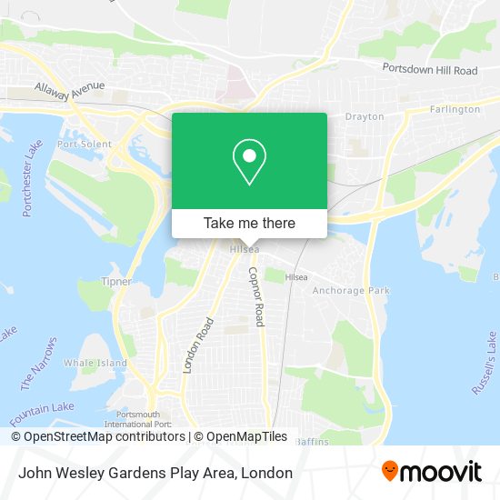 John Wesley Gardens Play Area map