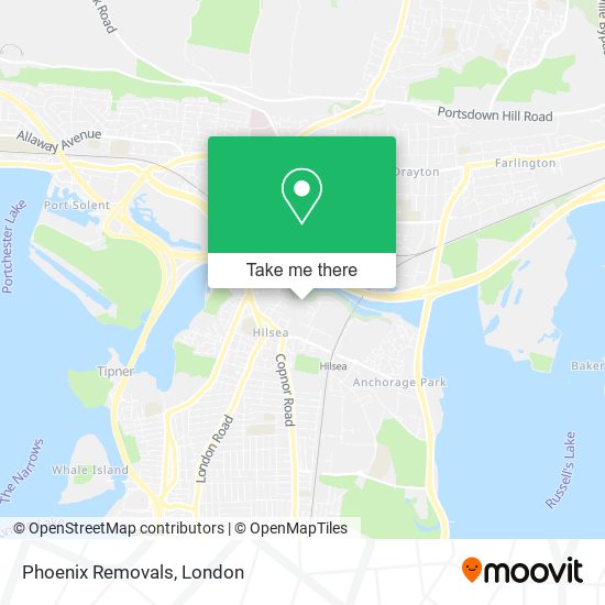 Phoenix Removals map
