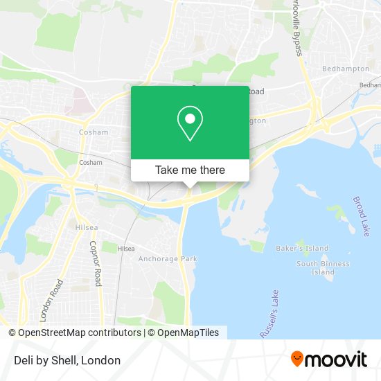 Deli by Shell map