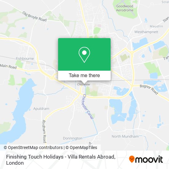 Finishing Touch Holidays - Villa Rentals Abroad map
