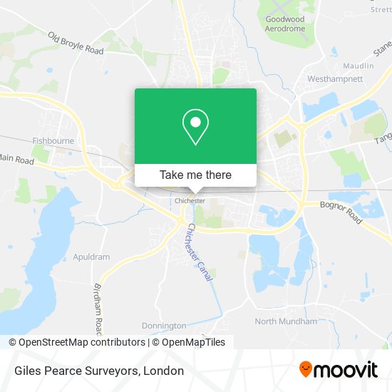 Giles Pearce Surveyors map
