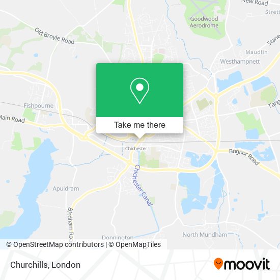 Churchills map