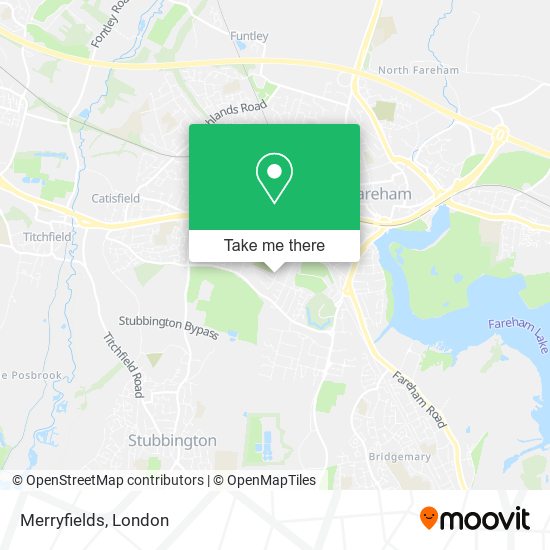 Merryfields map